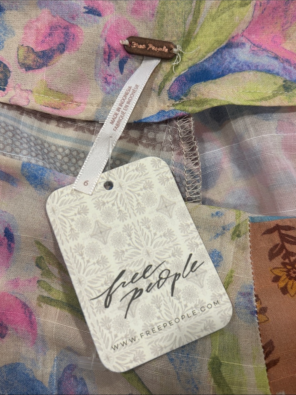 FREE PEOPLE | Santa Eulalia Printed Maxi Skirt | - Picture 9 of 15